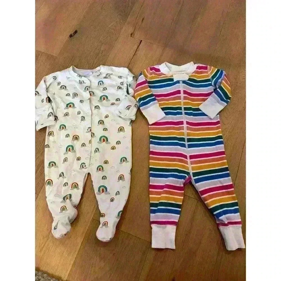 HANNA ANDERSON  set of two onesies 3-6 month - Picture 1 of 6